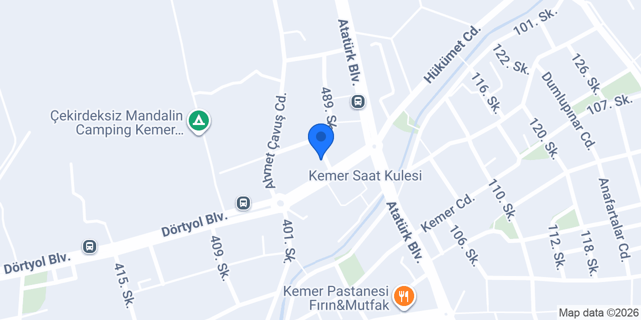Tadım Kebap & Pide Kemer konumu