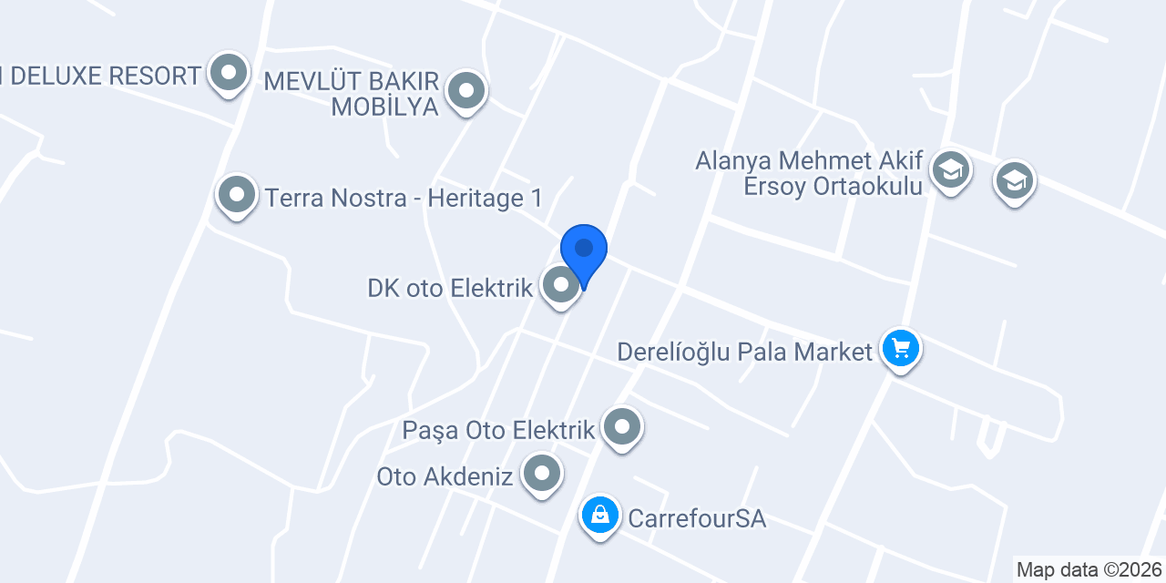 HEDEF DİREKSİYON ALANYA konumu