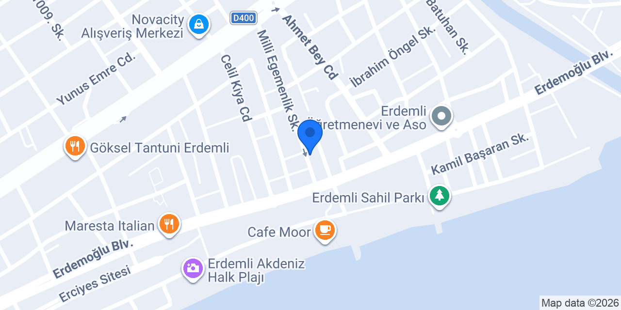 Mersin MKS Klima Servisi konumu