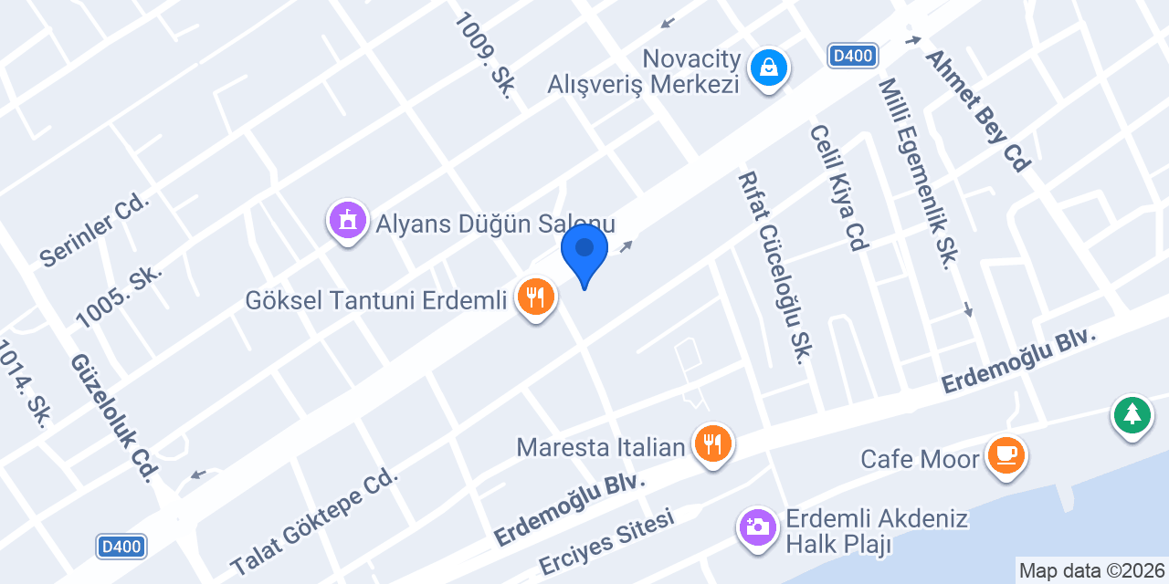 Memoş Tantuni Erdemli konumu