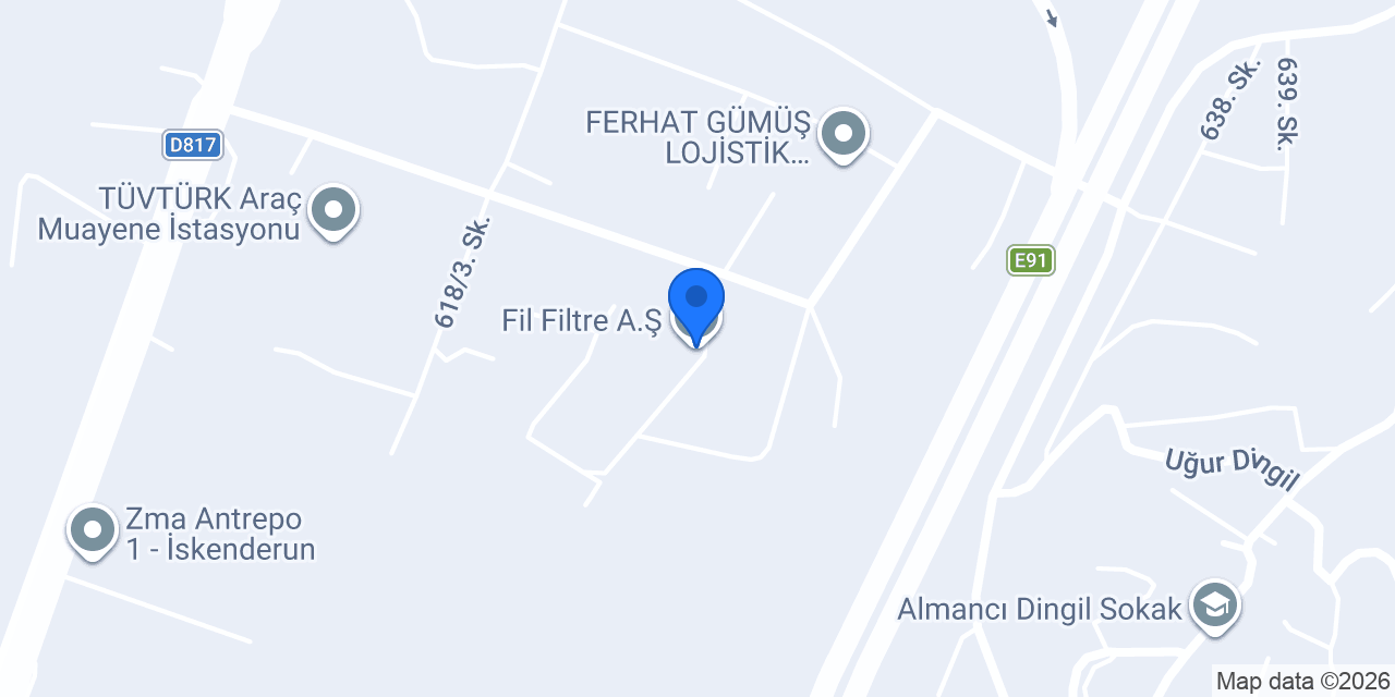 Fil Filtre A.Ş. konumu