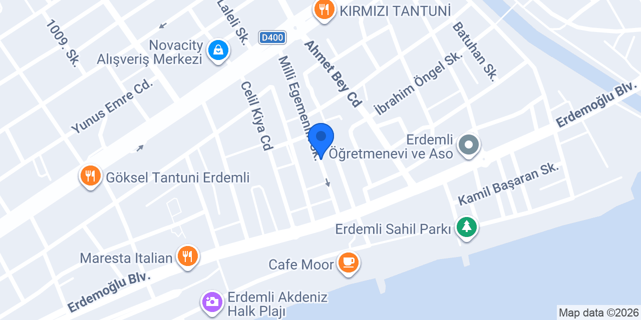 Erdemli Teknik Servis konumu