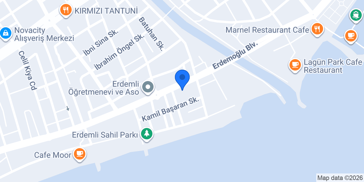 AKO KABLO ERDEMLİ konumu