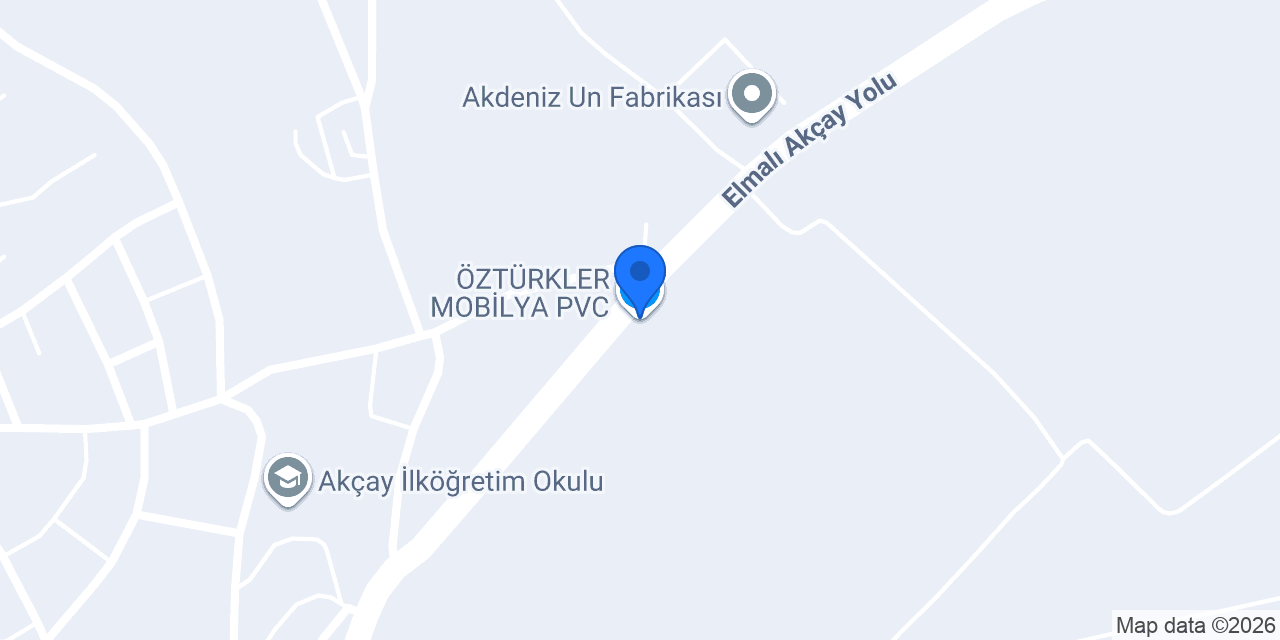 ÖZTÜRKLER MOBİLYA PVC konumu