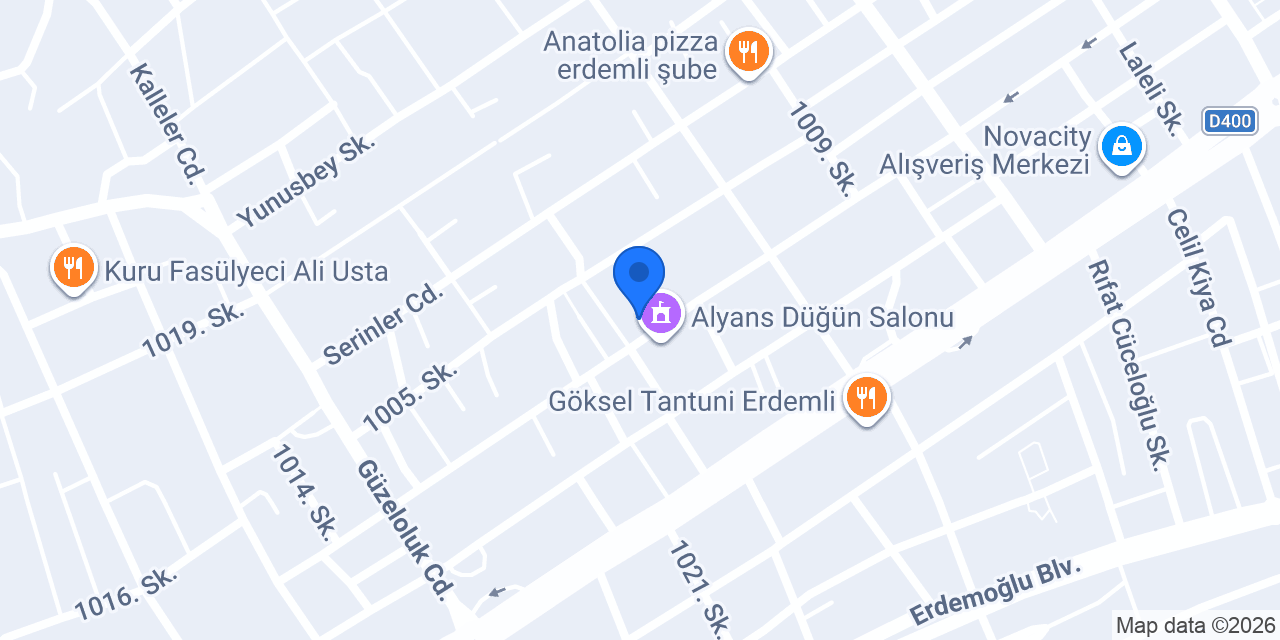 Ersin mobilya döşeme konumu
