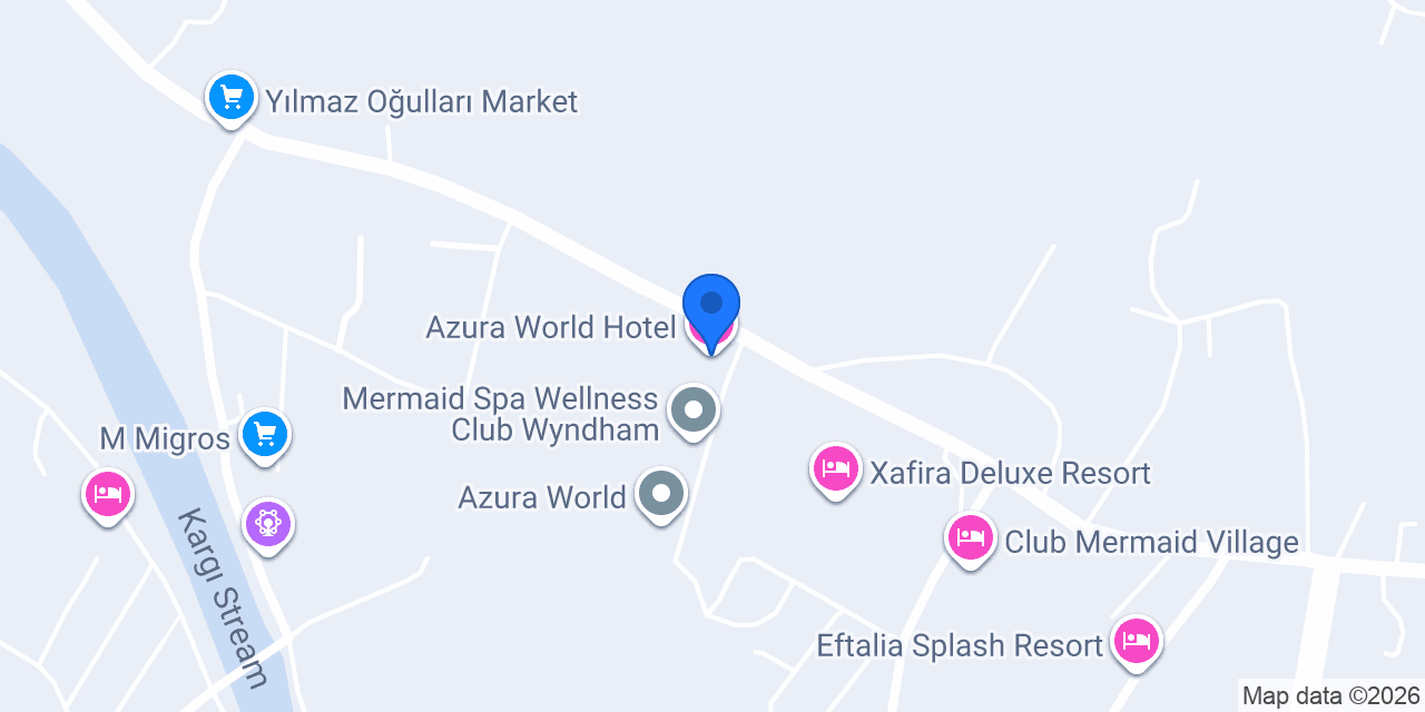 Azura World Hotel konumu