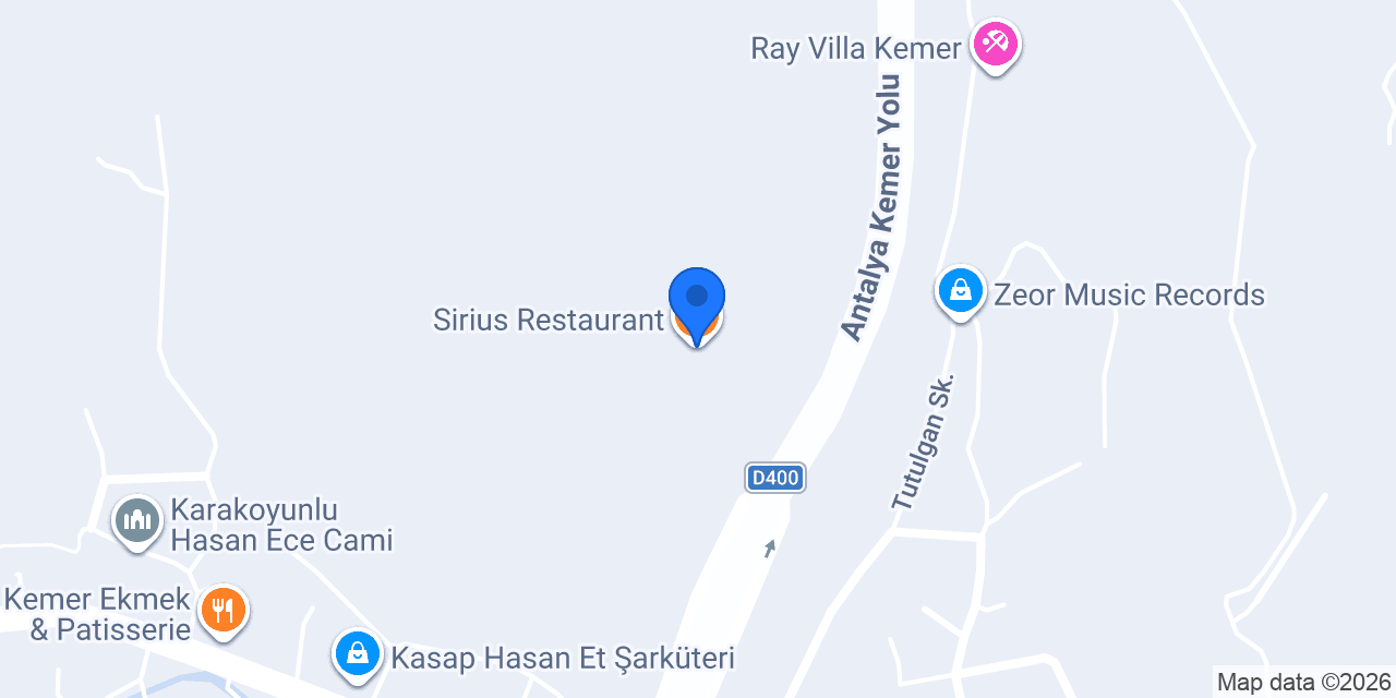 Sirius Restaurant konumu