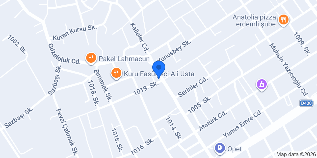 Hacılar Fırın konumu