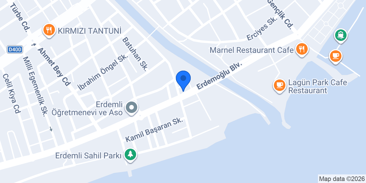 Gece Dönercisi Erdemli konumu