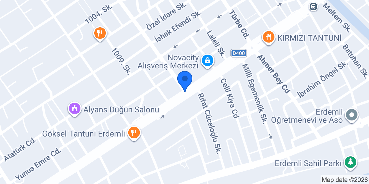 ERDEMLİ TAKSİ konumu