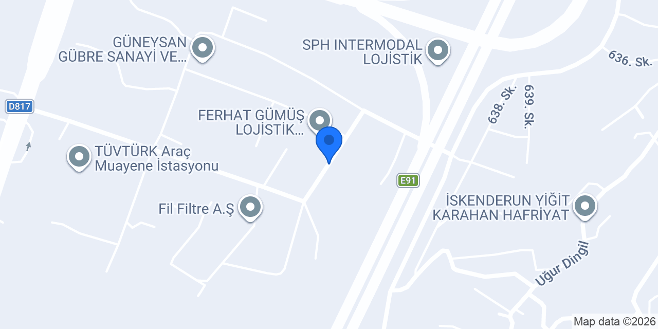 İskenderun Aysis Reklam Ajansı konumu