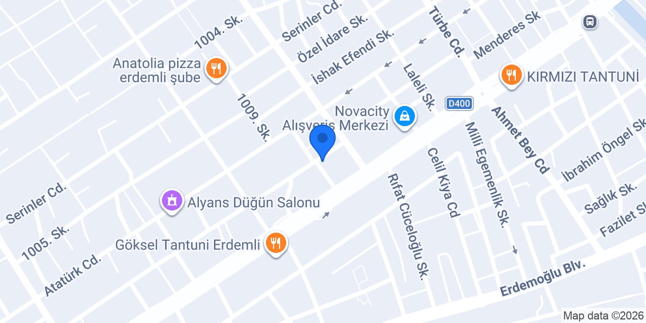 G THERAPY ERDEMLİ konumu