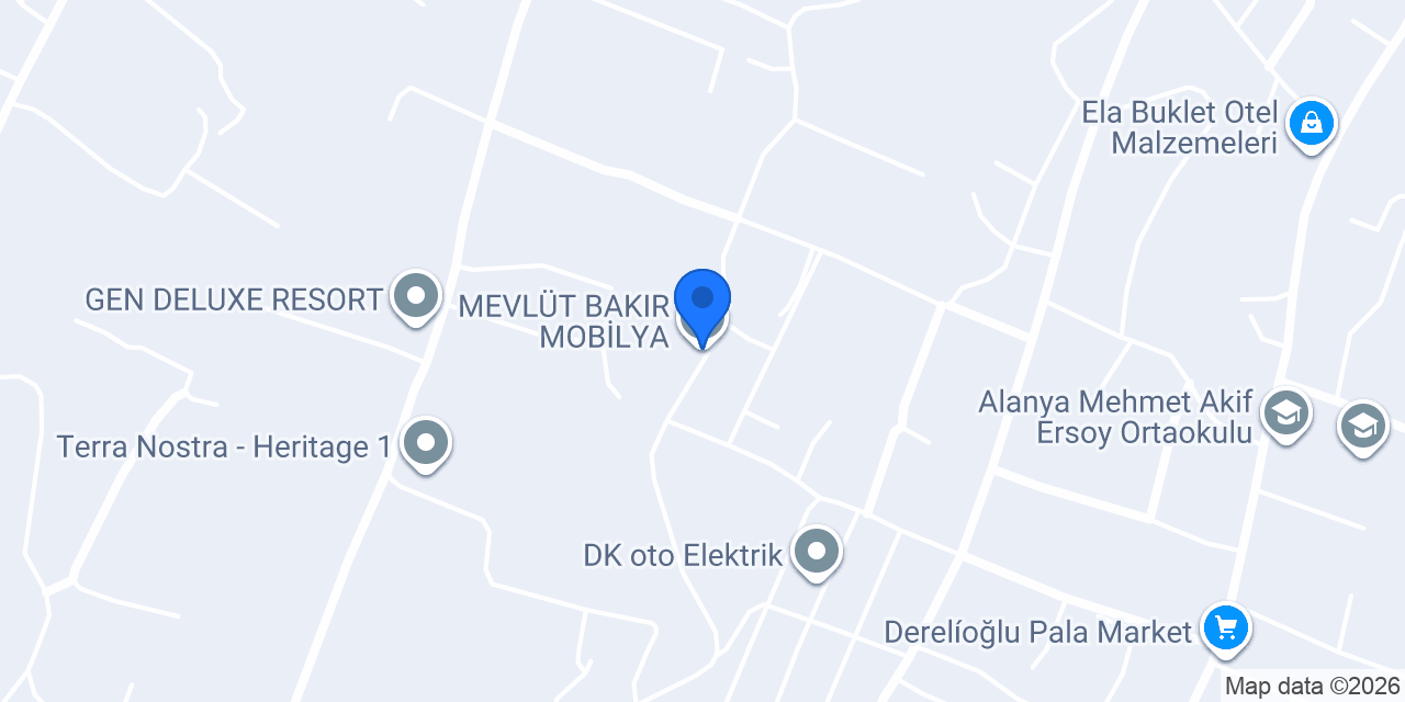 MEVLÜT BAKIR MOBİLYA konumu