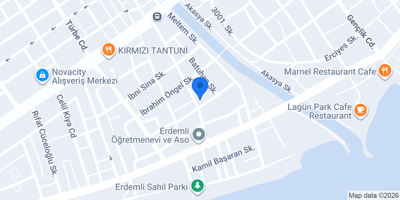 Erdemli Müftülüğü konumu