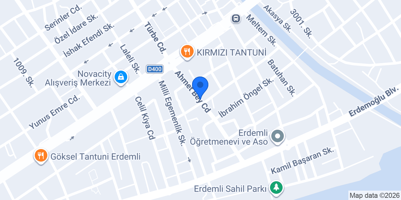 Erdemoğlu Nuri Usta Baklava Künefe Dondurma Salonu konumu