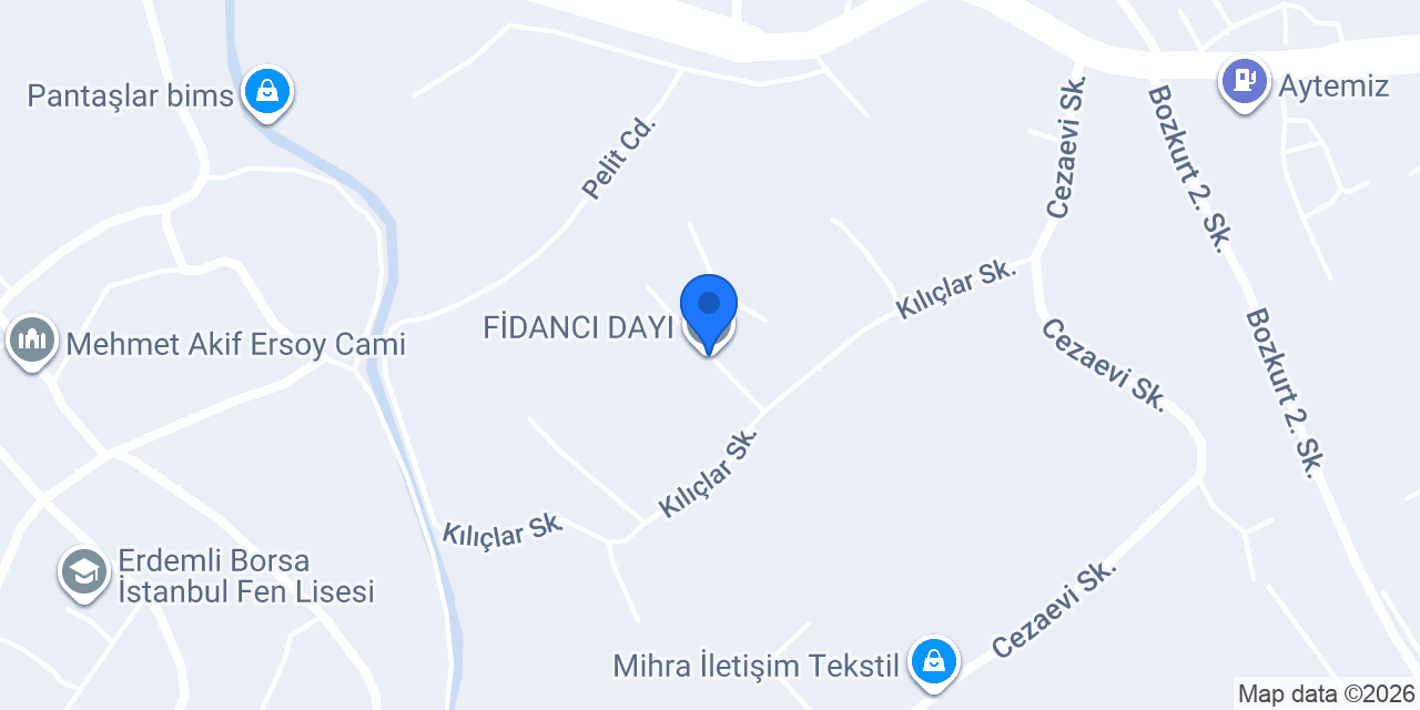 FİDANCI DAYI konumu