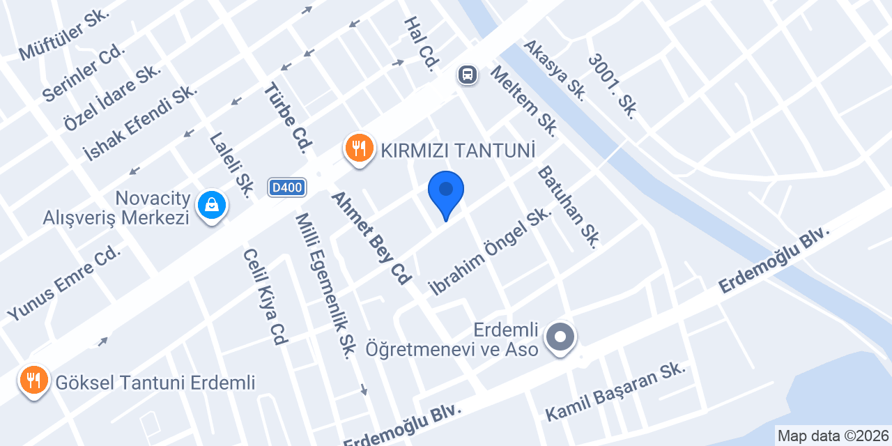 GÜNEŞ ECZANESİ ERDEMLİ konumu