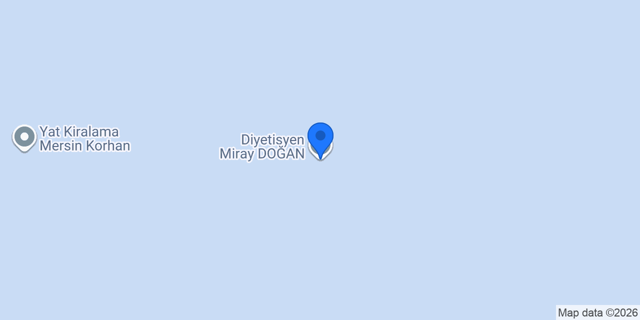 Diyetisyen Miray DOĞAN konumu