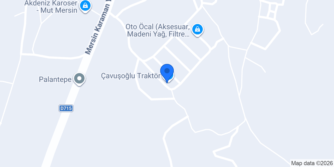 Çavuşoğlu Traktör konumu
