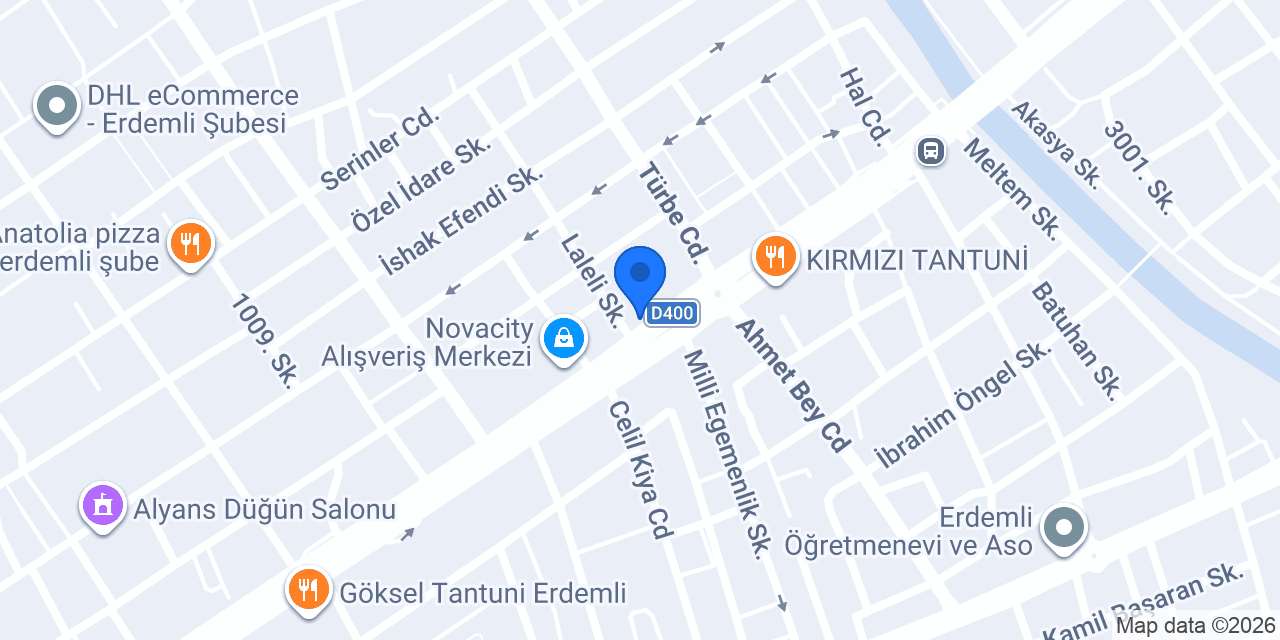 TEB Erdemli Şubesi konumu