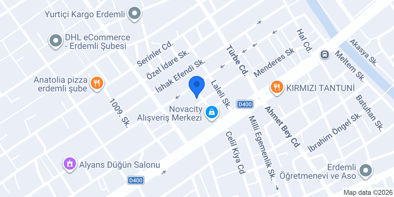 QNB Erdemli Şubesi konumu