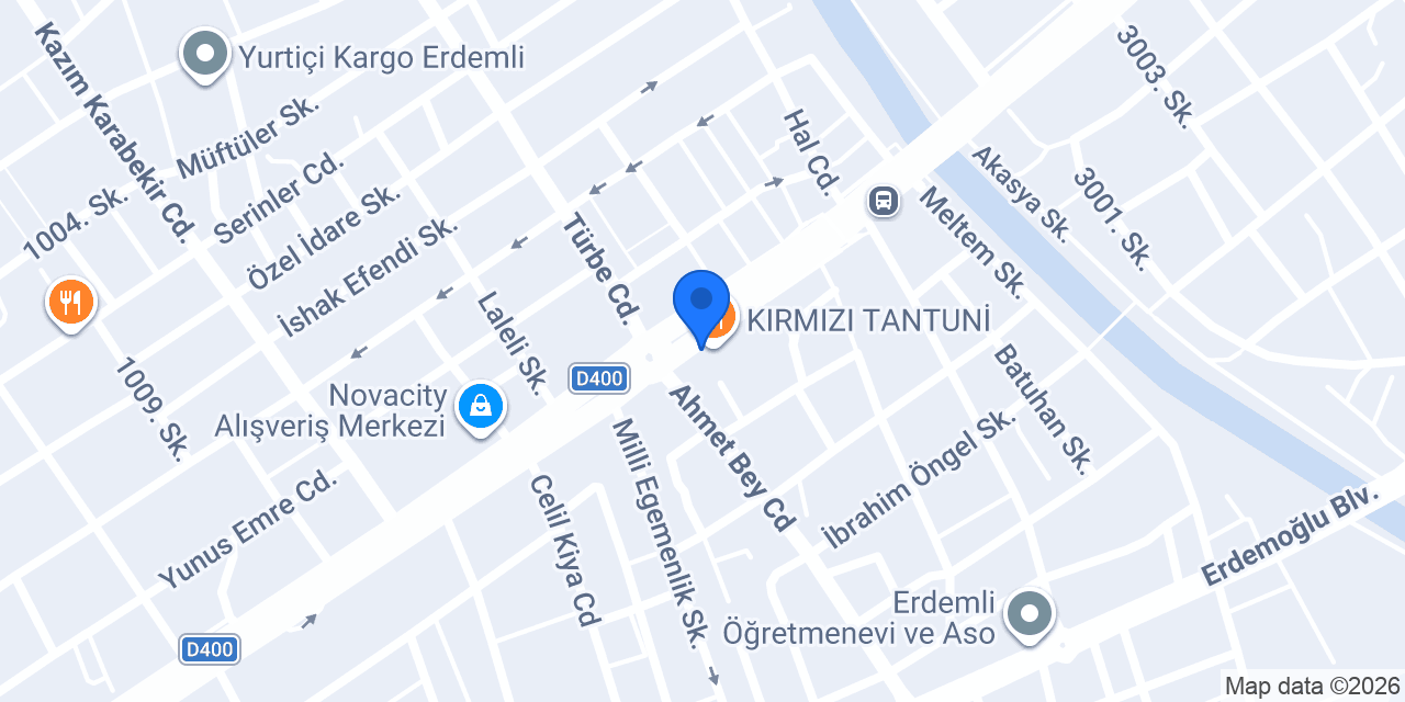 Maydonoz Döner Mersin Erdemli konumu