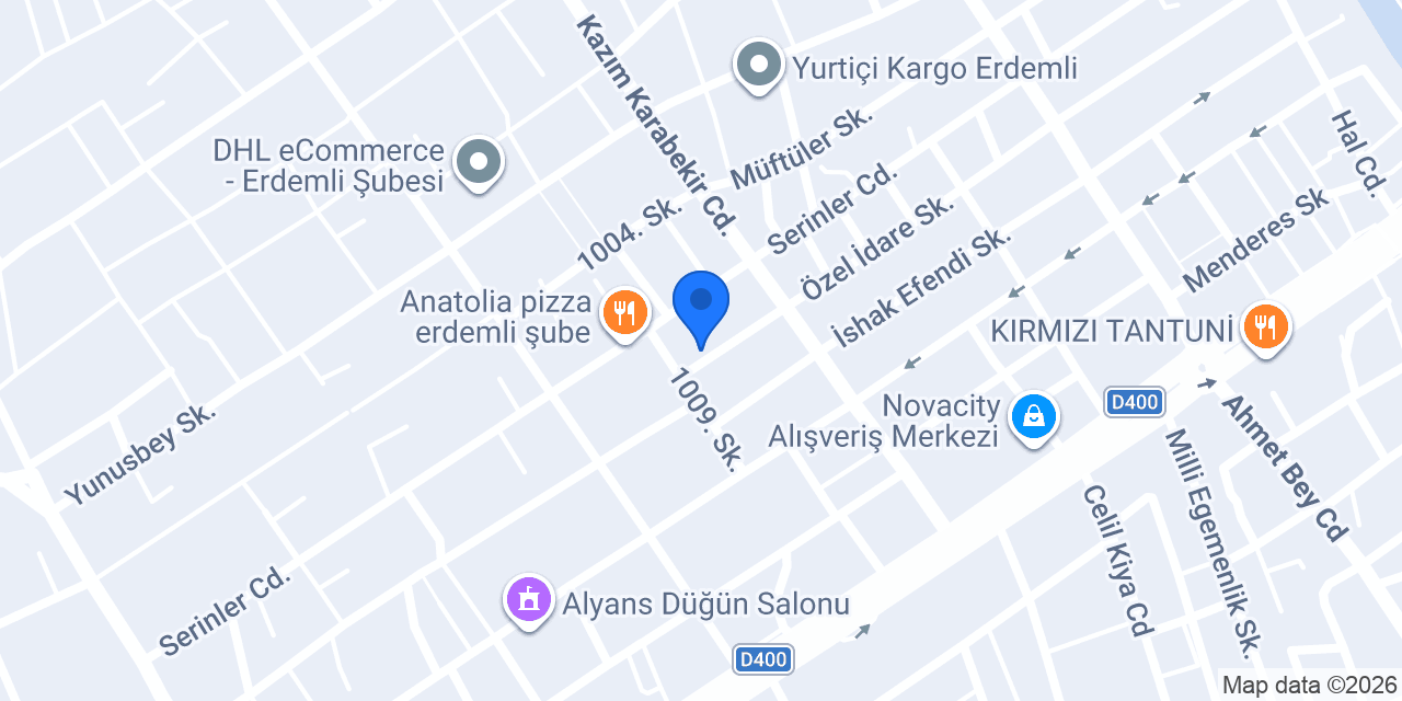 Erdemli Hanımeli Ev Yemekleri ve Pasta konumu