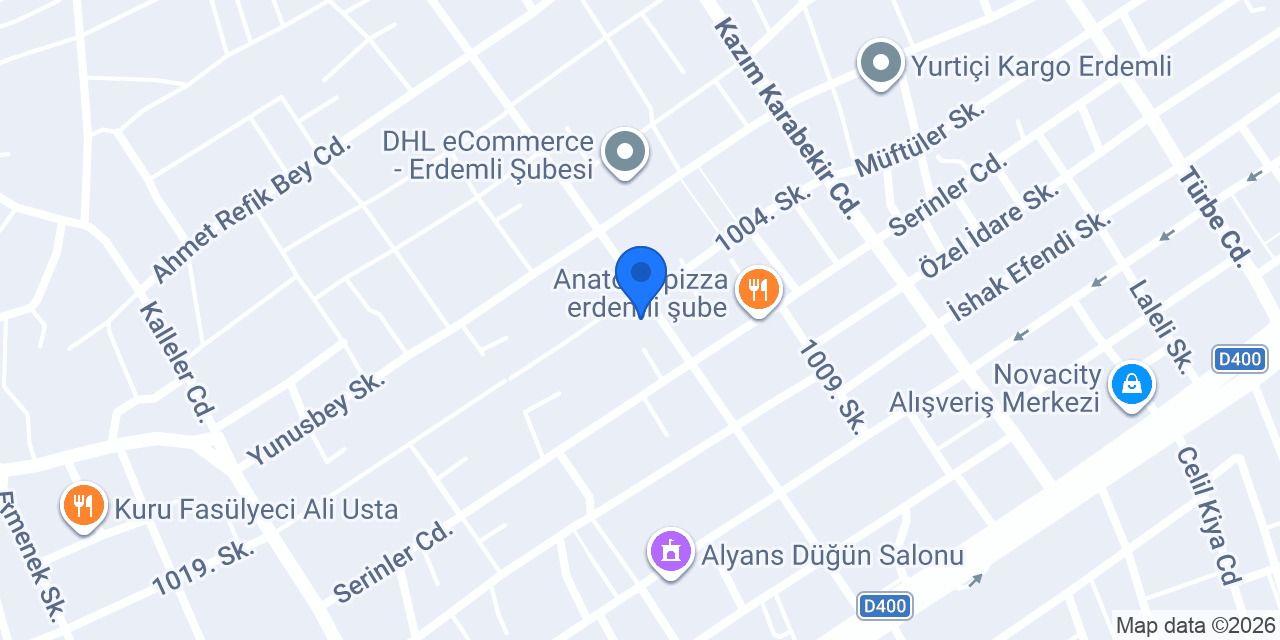 AK&DAĞ İnşaat Erdemli Mersin konumu