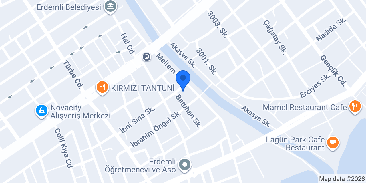 ERDEMLİ SINAV KURS konumu