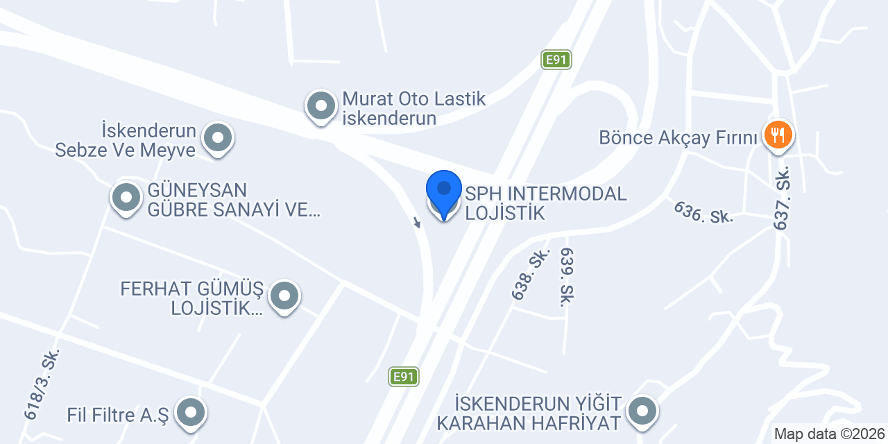 SPH INTERMODAL LOJİSTİK konumu