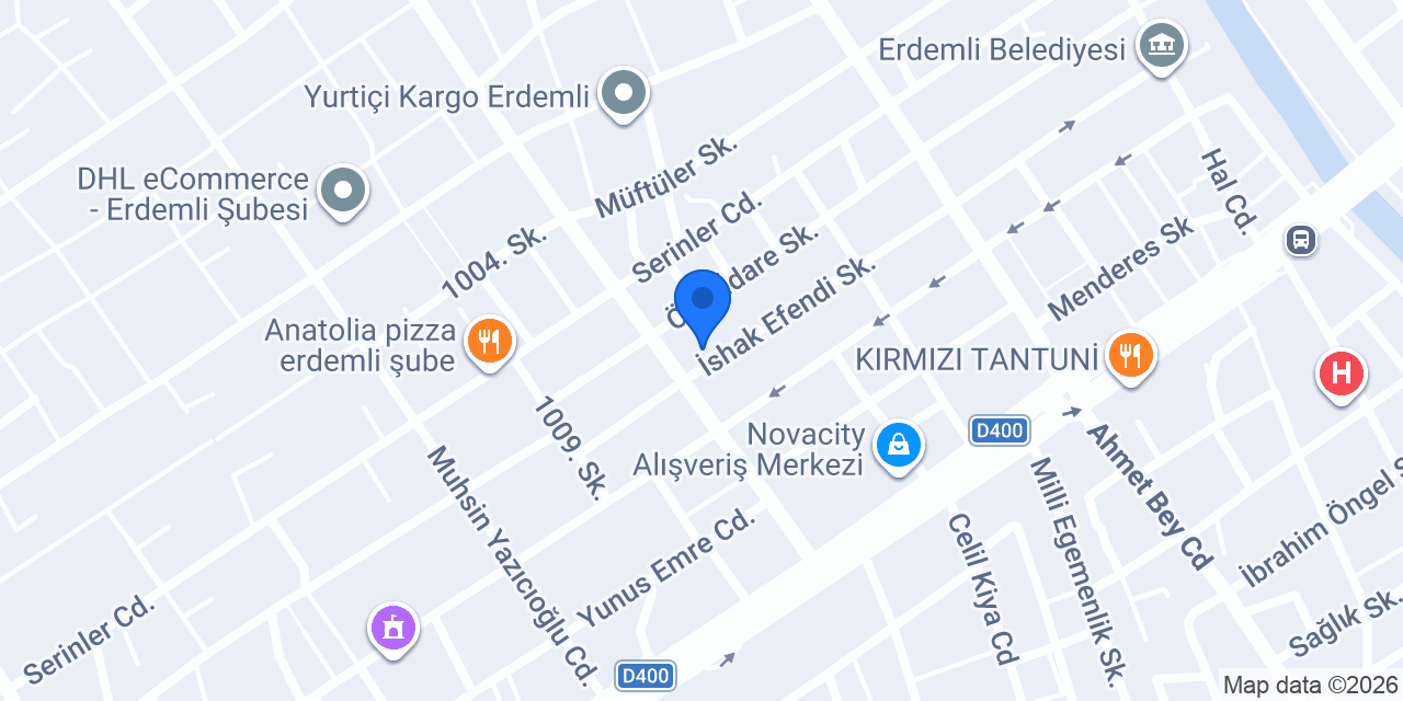 Ay pilates stüdyo konumu