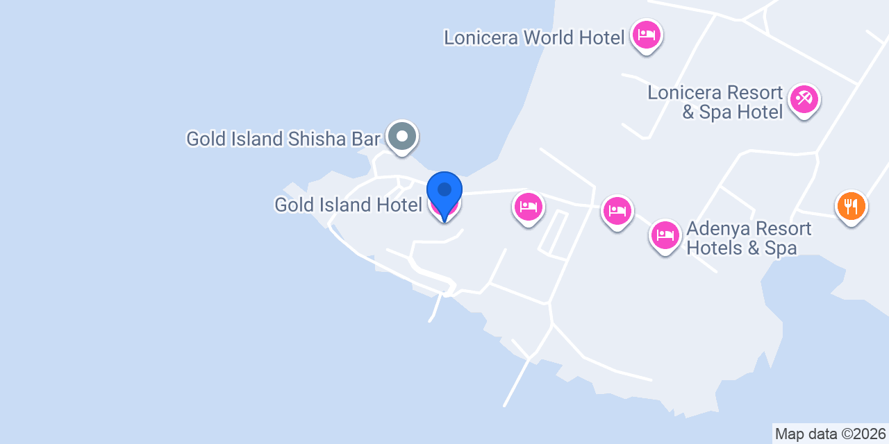 Gold Island Hotel konumu
