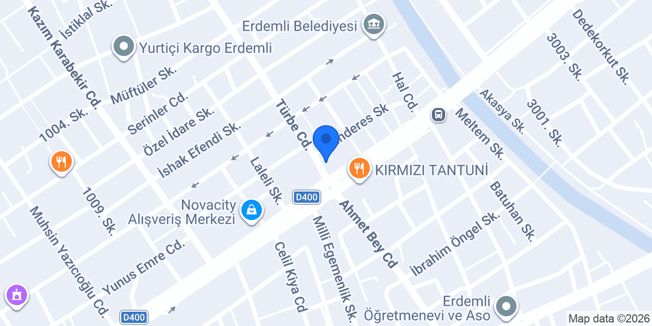 Erdemli çıtır Balık konumu