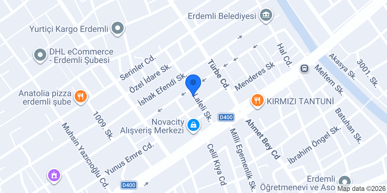 Mevlana Lahmacun salonu konumu