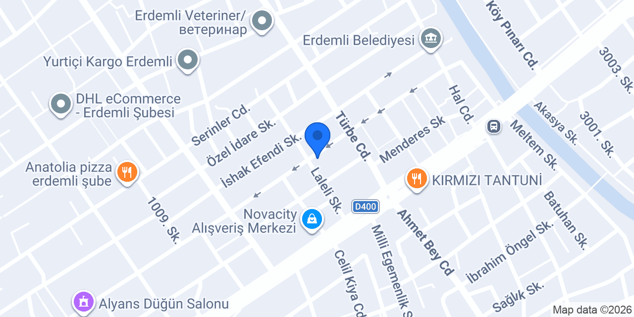 İmalatçı Rüya Mobilya konumu