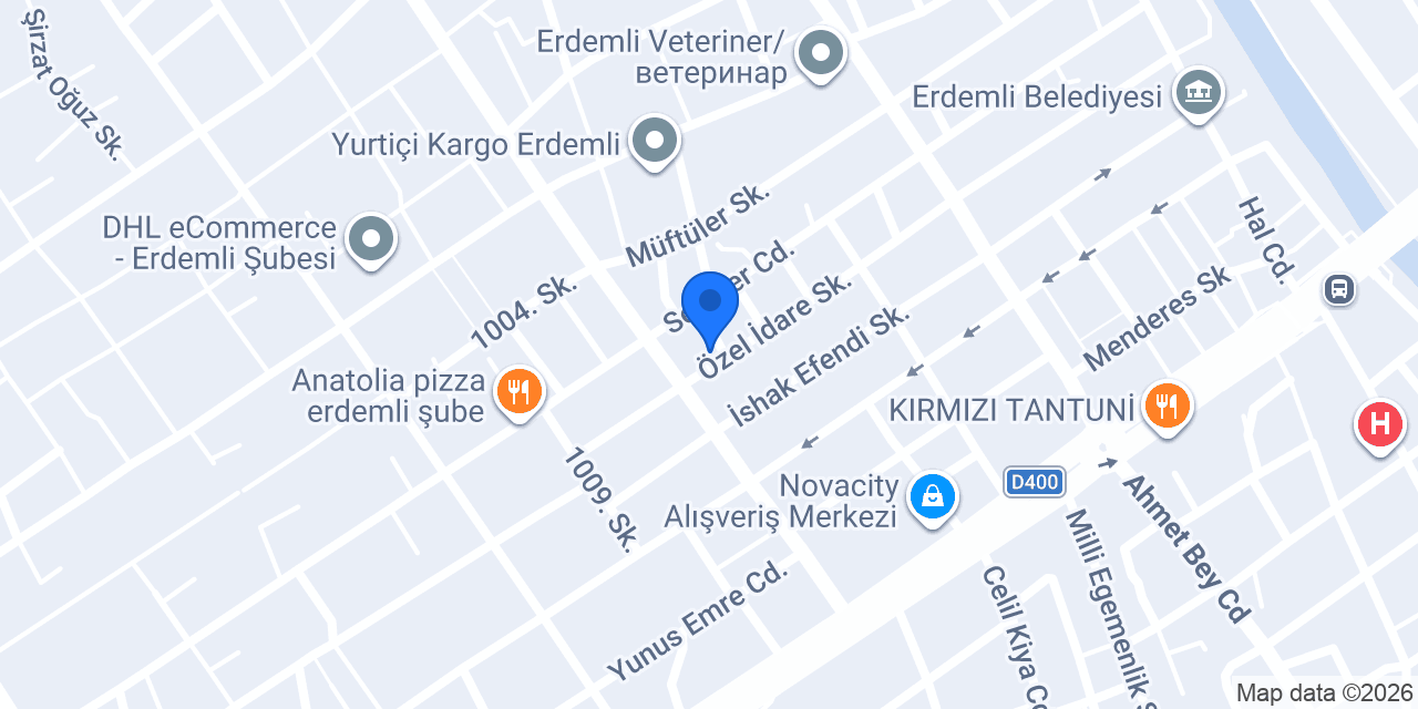 Boynuinceli hidrofor tesisat konumu