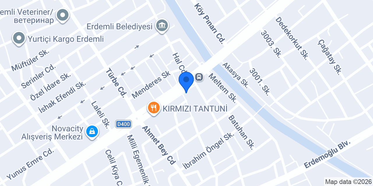 VakıfBank Erdemli Şubesi konumu