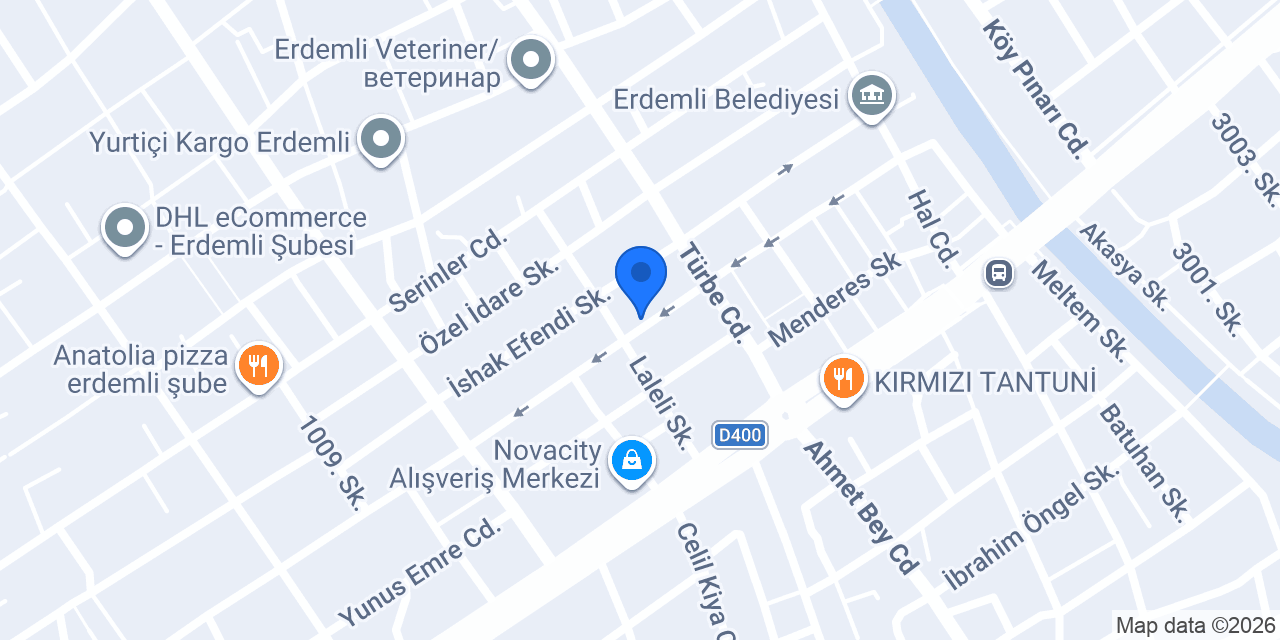 Şen Tuhafiye konumu