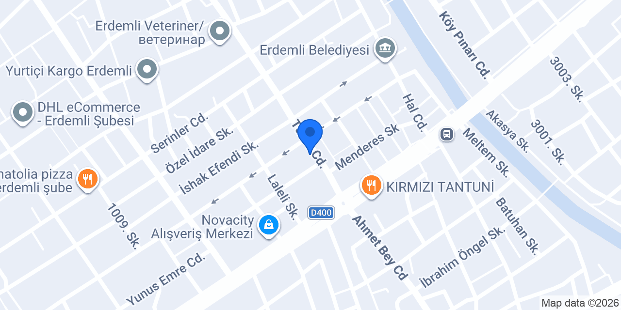 MK ORGANİZASYON konumu