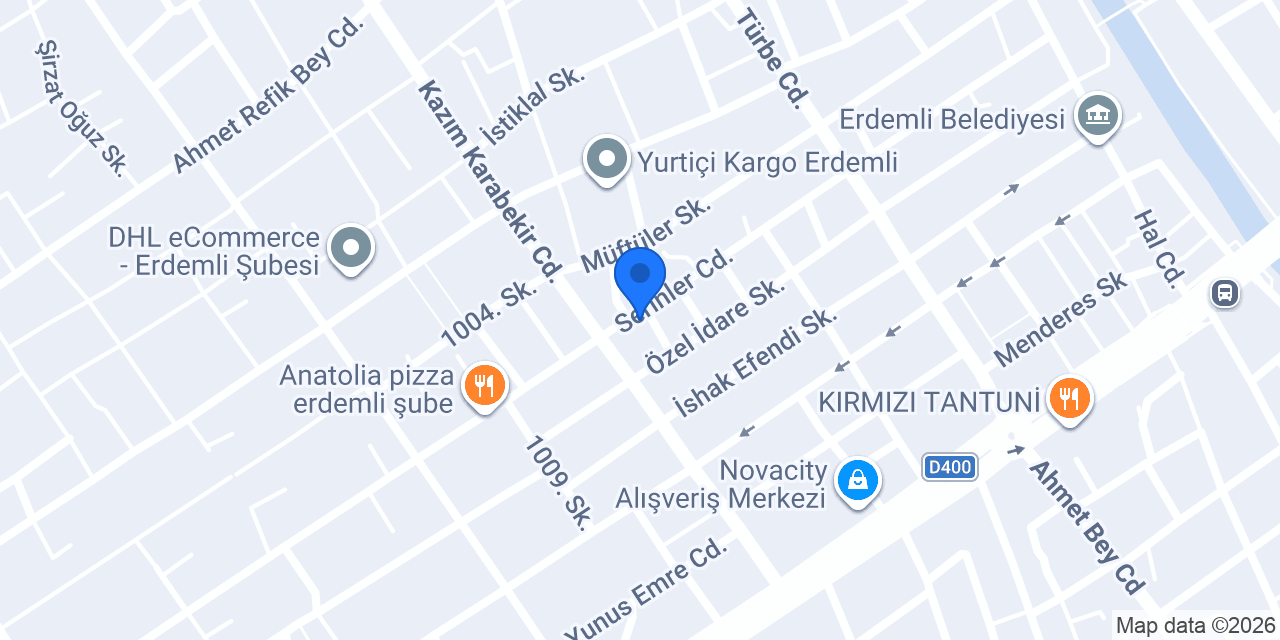 Erdemli Ambalaj konumu