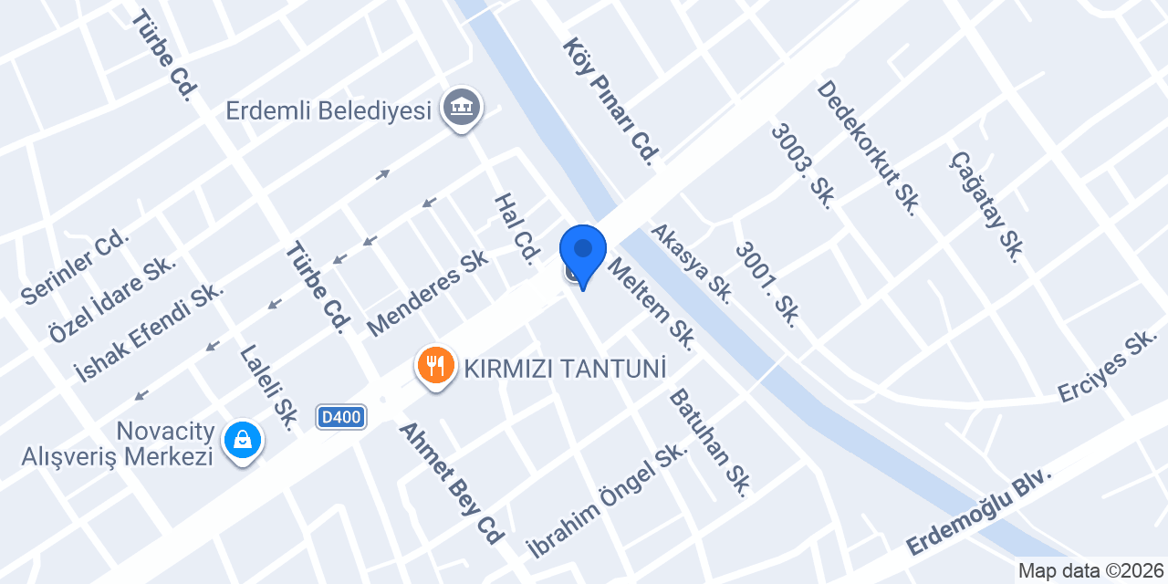 Halkbank Erdemli Şubesi konumu