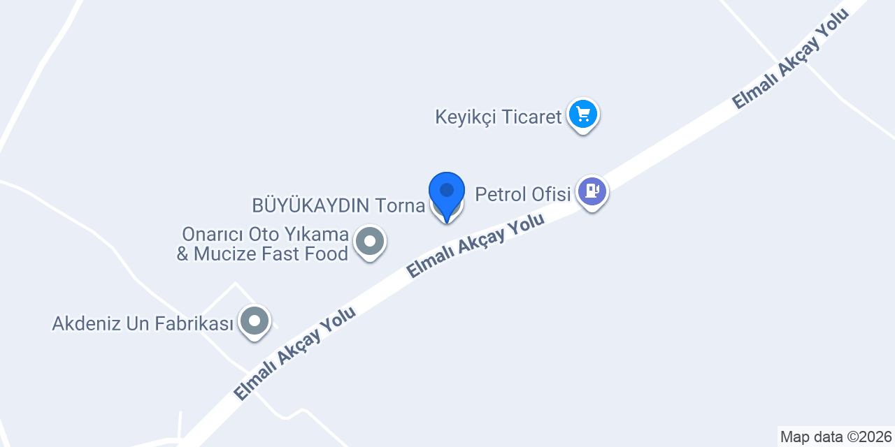 BÜYÜKAYDIN Torna konumu