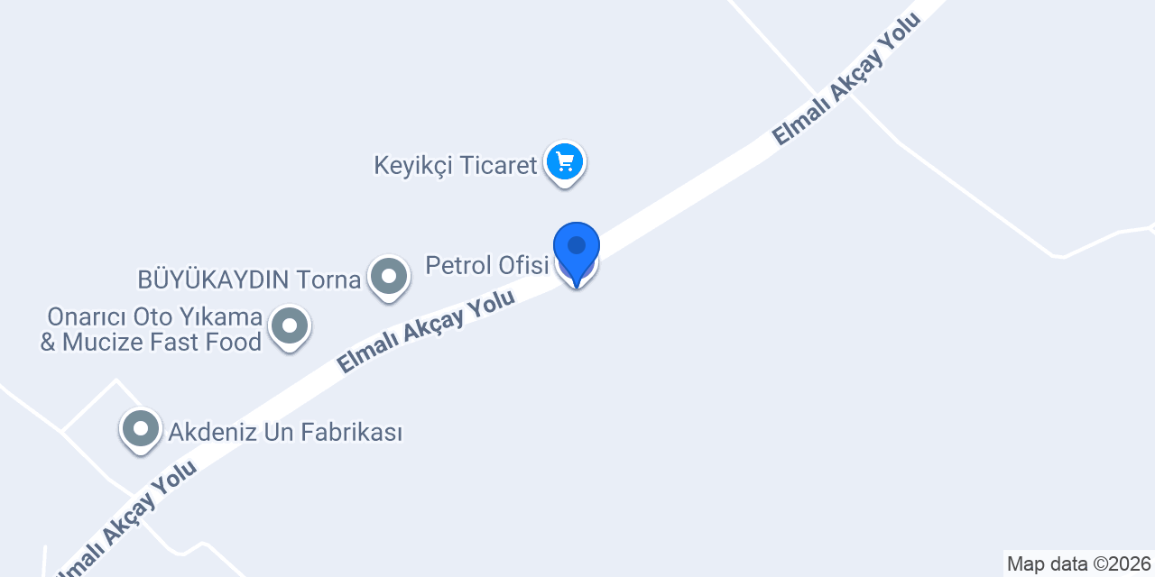 Petrol Ofisi konumu