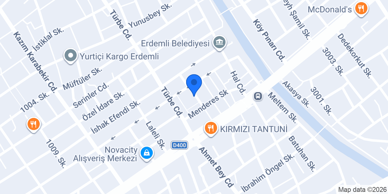 Kuaför Ahmet konumu