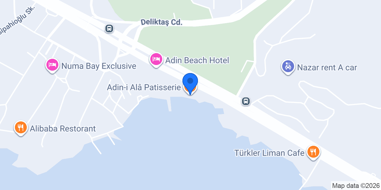 Adin-i Alâ Patisserie konumu