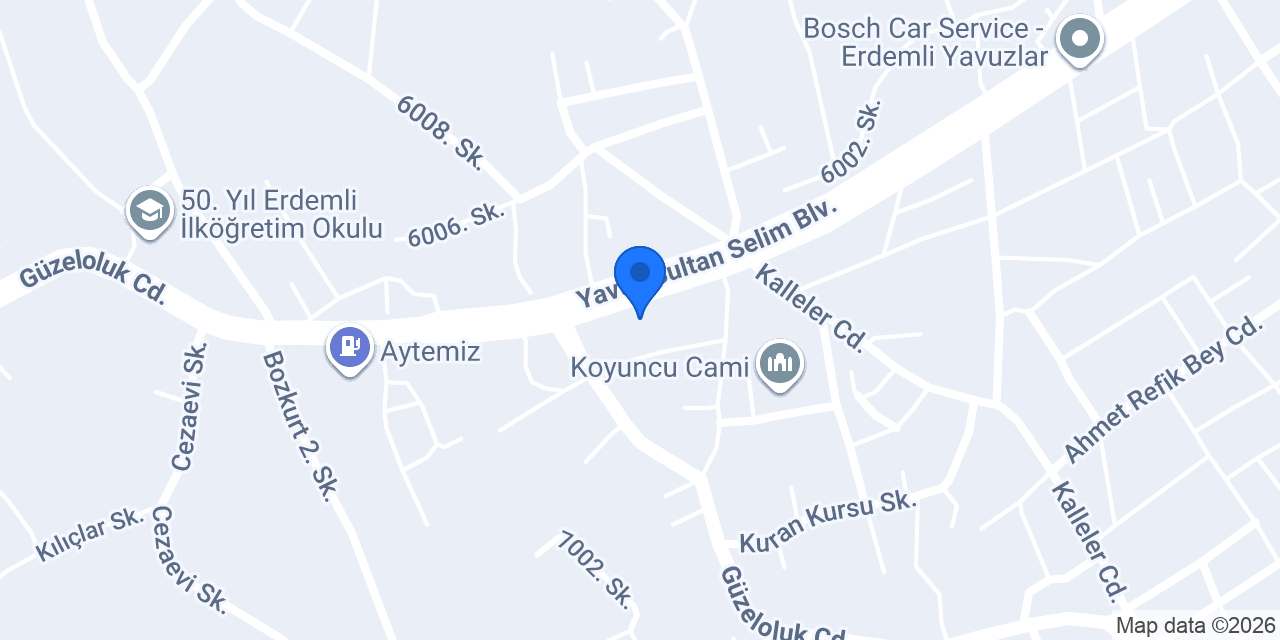 YD Otomotiv konumu