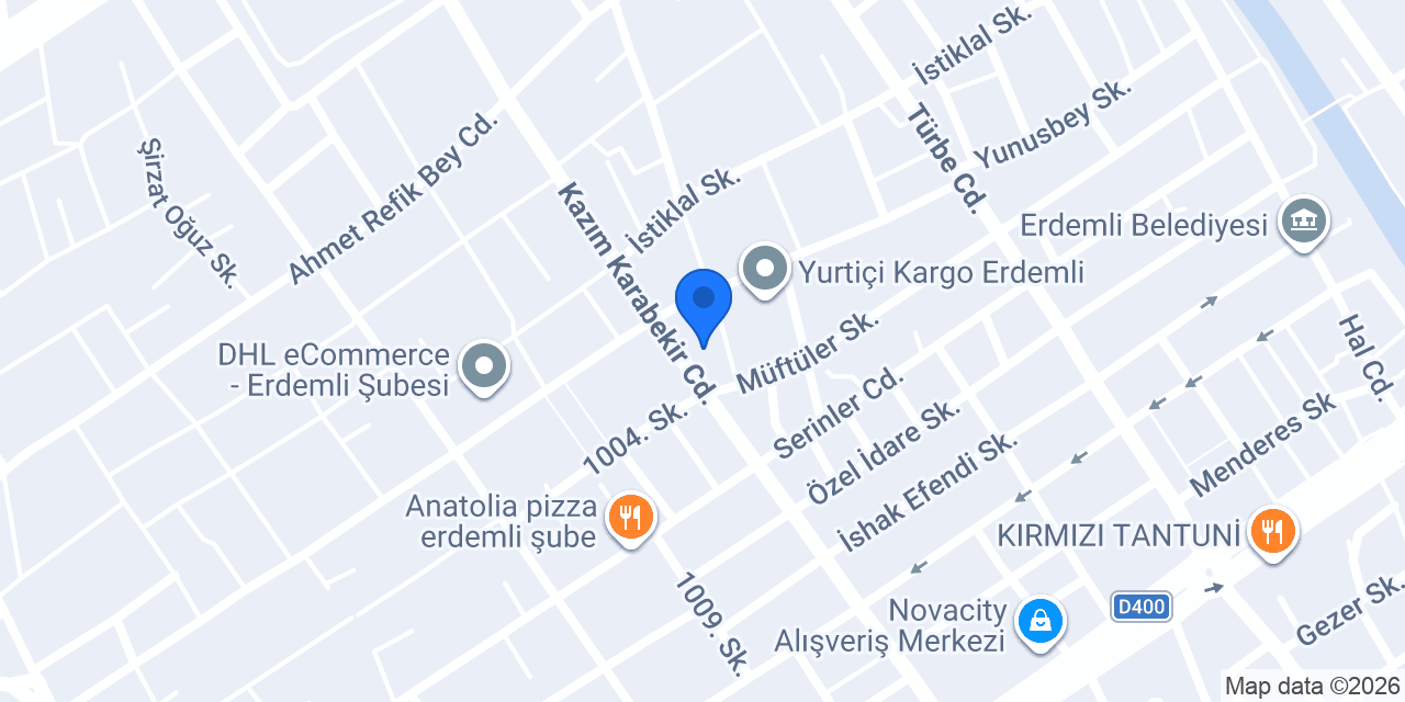 ERDEMLİ 3. NOTER konumu