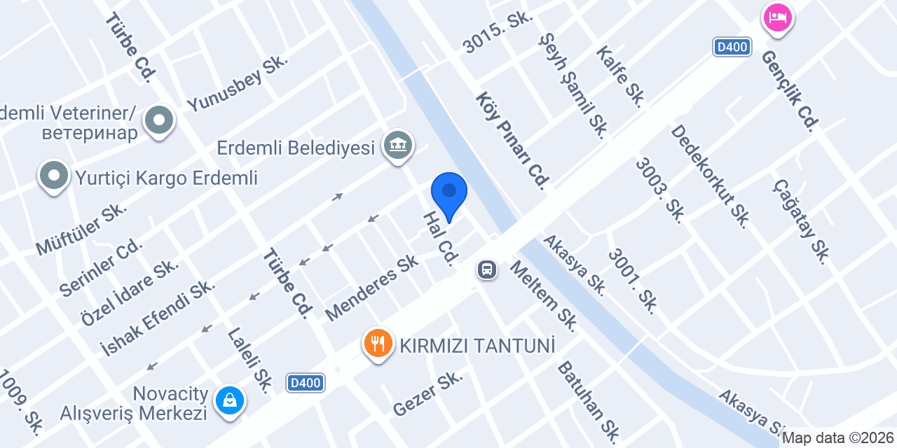 Erdemli Sezer Psikoteknik SRC konumu