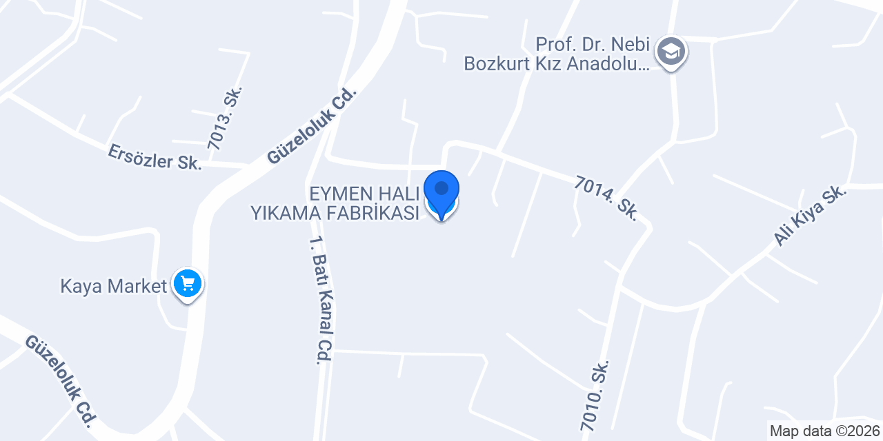 EYMEN HALI YIKAMA FABRİKASI konumu