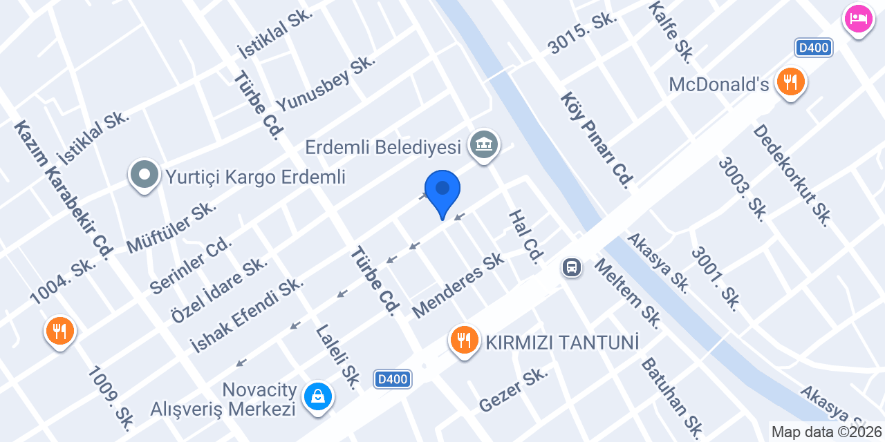 Erdemli İpek Perde & Halı konumu